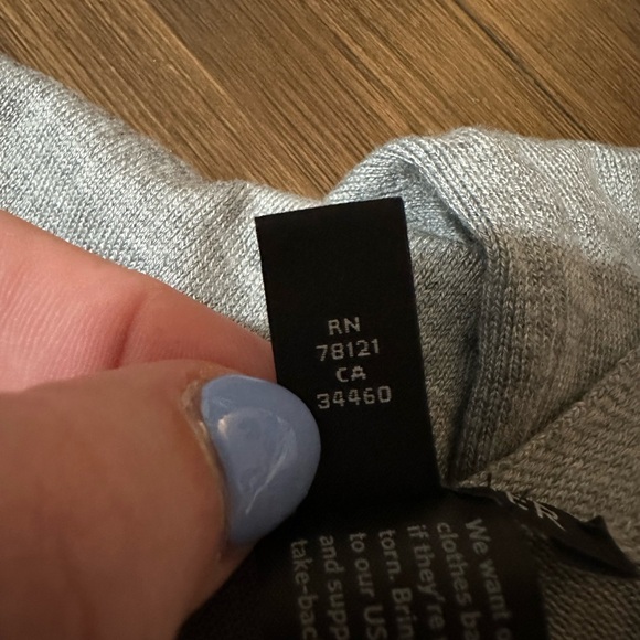 Eileen Fisher Dark Pearl Gray Lightweight Poncho O/S Wrap Colorblock F18DXT - Picture 4 of 5